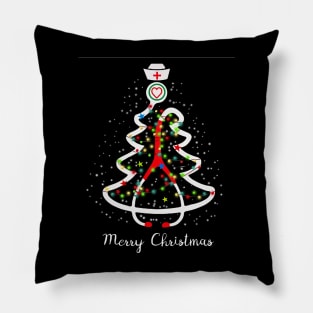 Nurse Merry Christmas Pillow