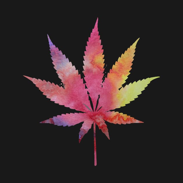 Cannabis leaf by TheJollyMarten