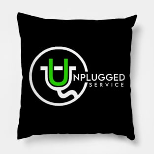 Unplugged Service (White) Pillow