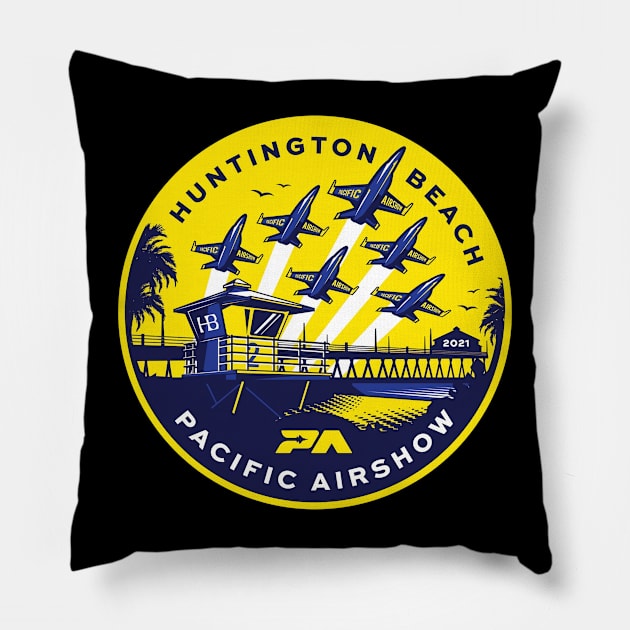 Pacific Airshow Pillow by sungkemdisek