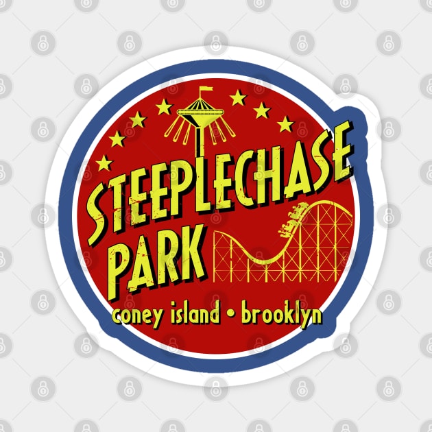 Steeplechase Park Magnet by PopCultureShirts