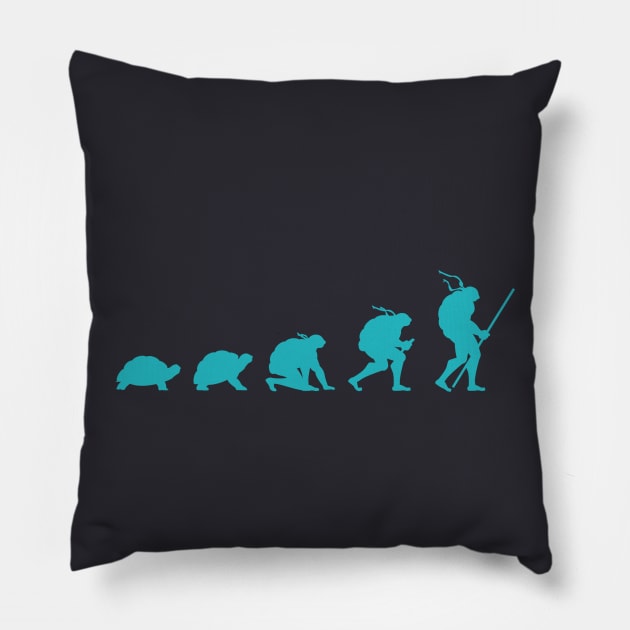 Evolution Pillow by flyingmouse365