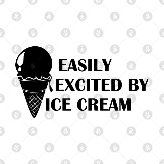 Ice cream - Easily excited by ice cream by KC Happy Shop