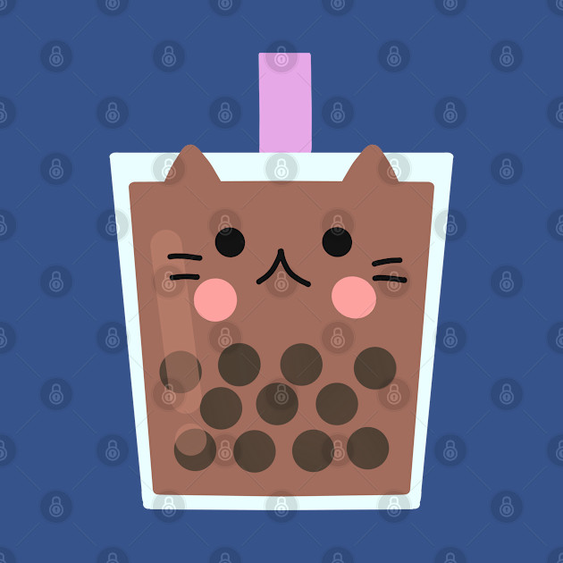 Cat Boba Tea - Boba Tea - T-Shirt