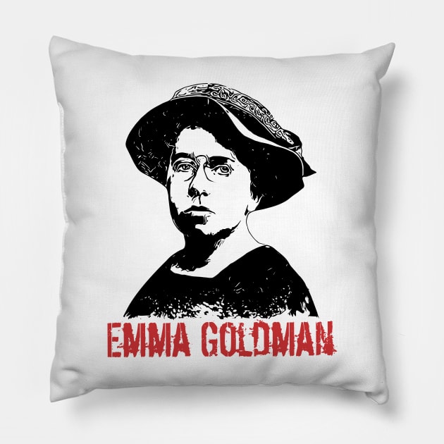 Emma Goldman Pillow by dan89