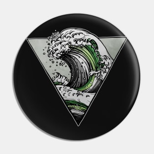 Aromantic Ocean Wave Pin