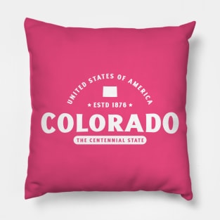 Colorado - Centennial State Crest Pillow