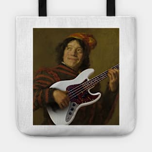 Bass Guitar Hero - Moody Maximalism Oil Painting Tote