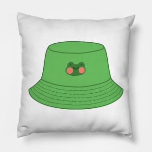 Frog bucket hat Pillow