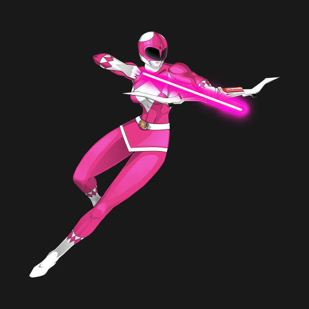 Disover Pink Ranger- Mighty Morphin Power Rangers - Pink Ranger - T-Shirt