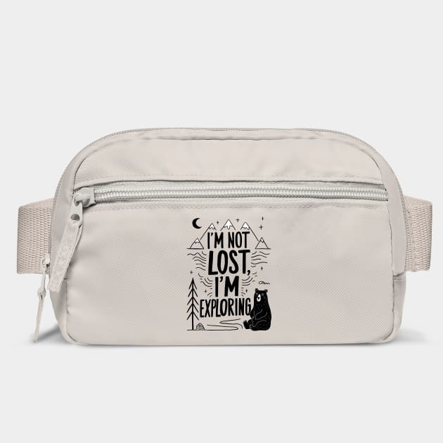 Humorous Hiking I'm Not Lost I'm Exploring by Anticorporati