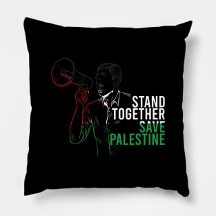 Stand Together And Save Palestine - Israel Killing Muslims Pillow