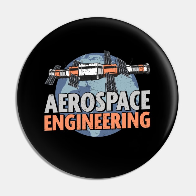 Aerospace Engineer Graphic Aerospace Engineering Pin by White Martian