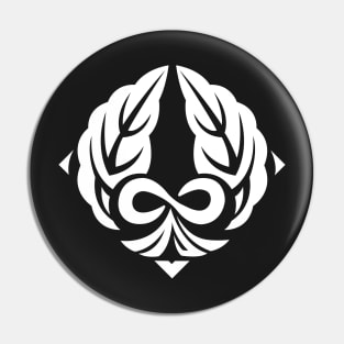 Genshin Impact Ayato Emblem - White Pin