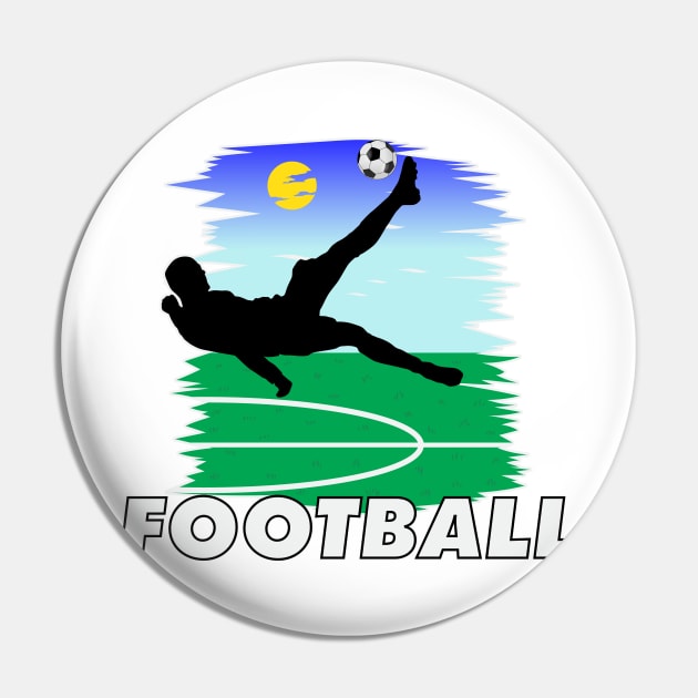 Football jumper Pin by STARSsoft