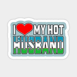 I Love My Hot Uzbek Husband Magnet