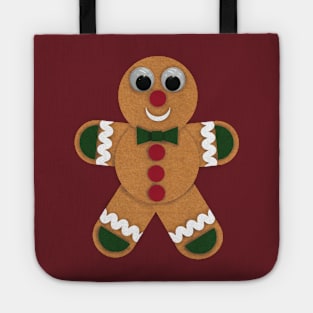 Christmas Felt Gingerbread Tote