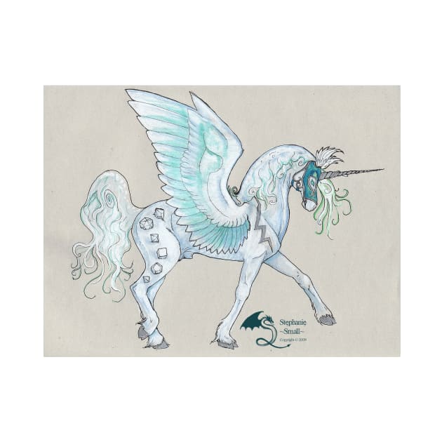 Sacred Geometry Winged Unicorn by pegacorna