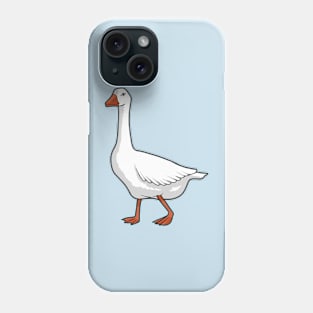 White Goose Bird Repeating Pattern Phone Case