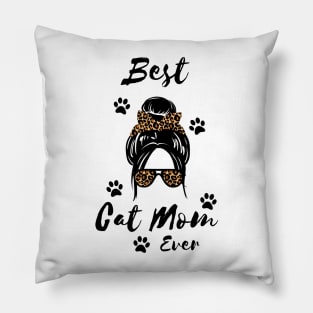 Best Cat Mom Ever Pillow