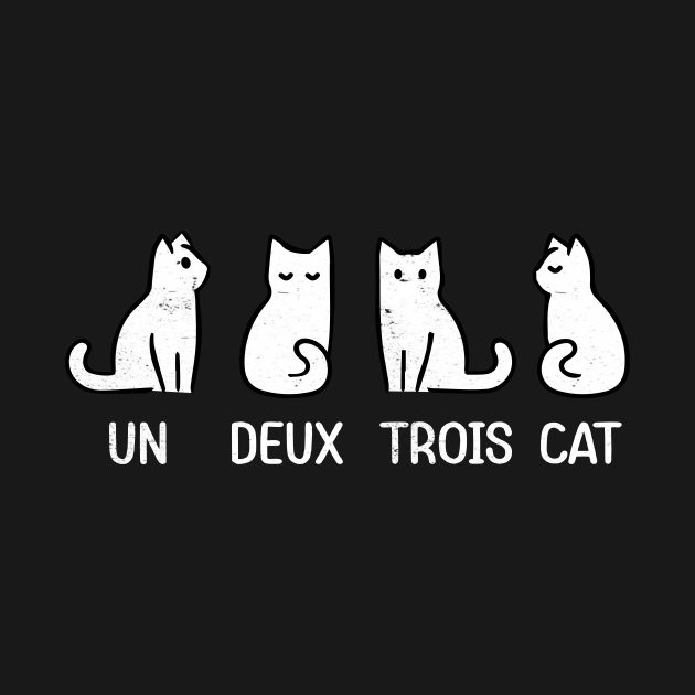 un deux trois cat Un Deux Trois Cat TShirt TeePublic