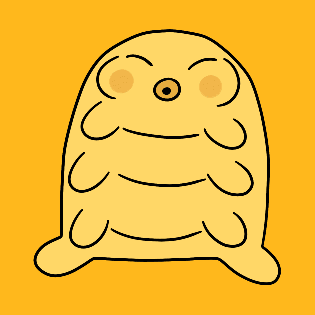 Chubby Yellow Waterbear by saradaboru