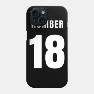 NUMBER 18 FRONT-PRINT Phone Case