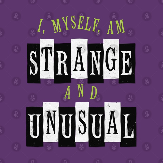 Strange and Unusual by redesignBroadway