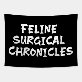 Feline Surgical Chronicles Tapestry