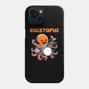 Octopus rock star Phone Case