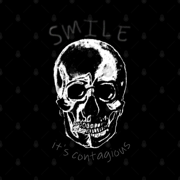 Smile, It's contagious skull by RedHeadAmazona