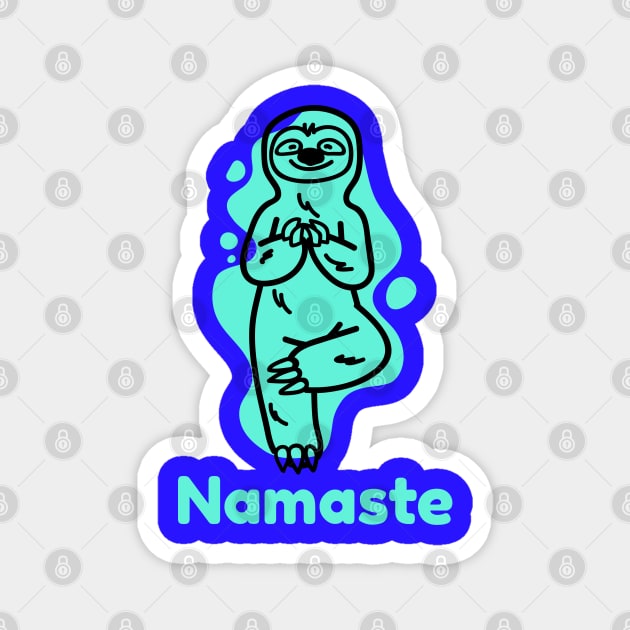 Sloth Namaste Yoga Magnet by Spirit Animals 21