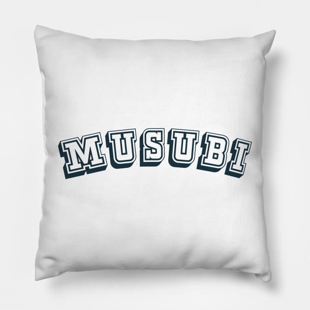 Musubi Hawaiian Food Pillow by Huhnerdieb Apparel