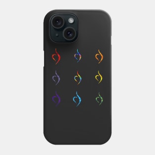 Rainbow Eating Disorder Recovery Symbol Sticker Pack Phone Case