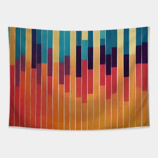 Geometric textile pattern design Tapestry