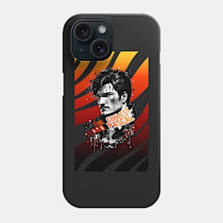 the last of us Pedro Pascal tv series " TLOU " tshirt sticker etc. design by ironpalette Phone Case