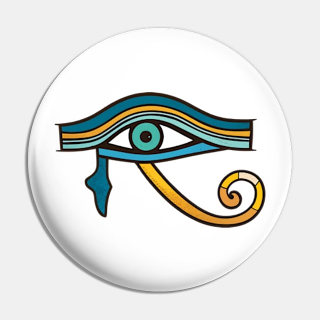 Eye of Horus Pin by Neon Galaxia