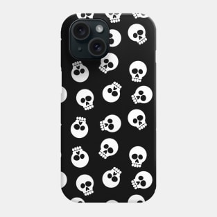 Cartoon Skulls Pattern Illustration Phone Case