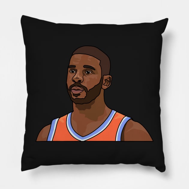 Chris Paul | Oklahoma City Thunder Pillow by ActualFactual