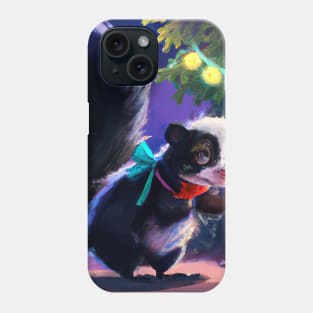 Cute Skunk Drawing Phone Case