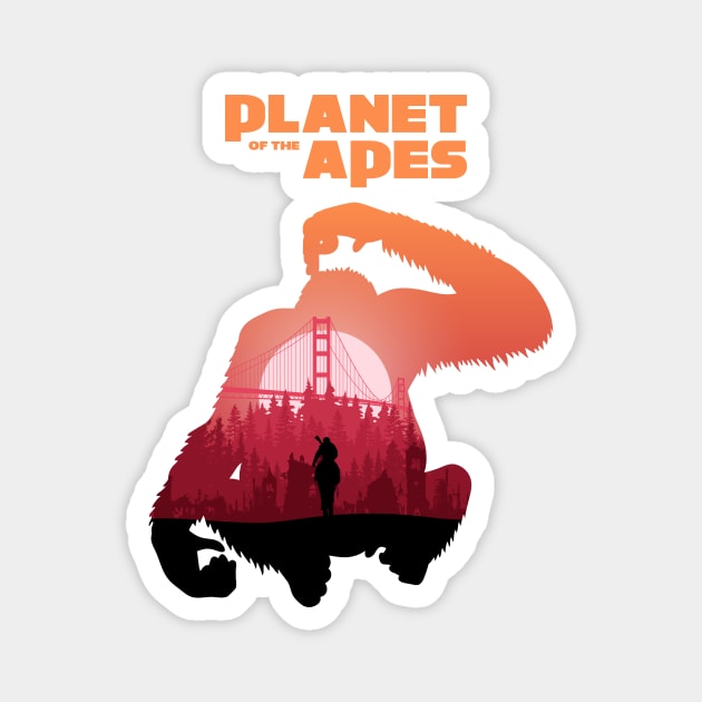 World Of The Ape Magnet by Cmmndo_Sev