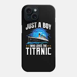 Boys who just love the RMS Titanic Phone Case