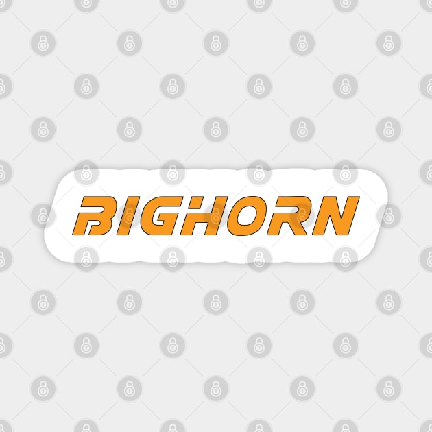 Bighorn Orange Logo Magnet by Bighorn Powersports