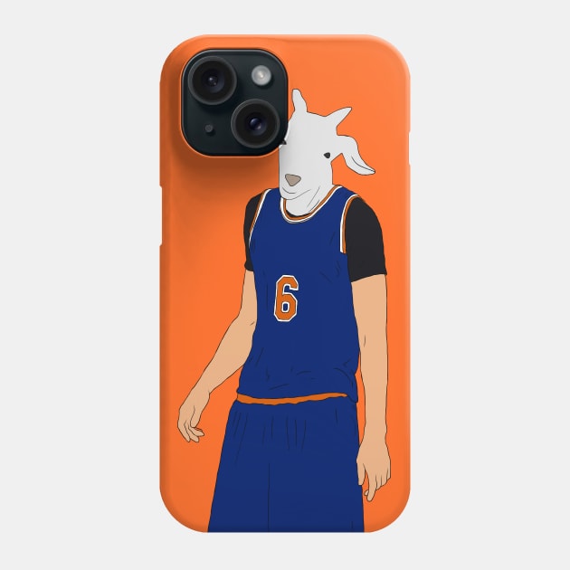 Kristaps Porzingis, The GOAT Phone Case by rattraptees