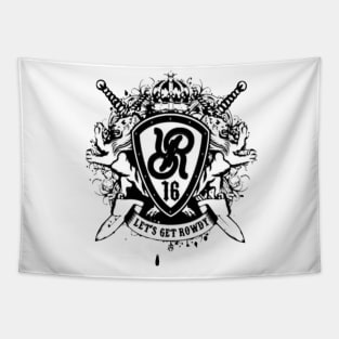 rowdy crest Tapestry