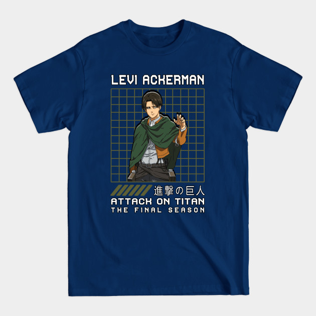 Disover LEVI ACKERRMAN - Attack On Titan - T-Shirt