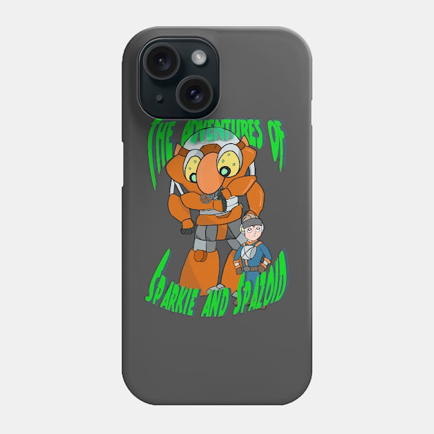 Sparkie and Spazoid Phone Case by Ill-Advised Stories