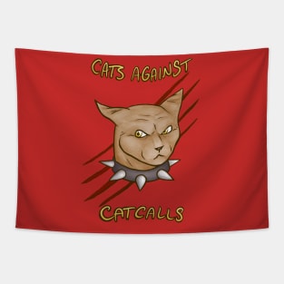 Cats Against Cat Calls Tapestry