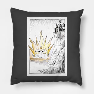 Mystical sunrise Pillow