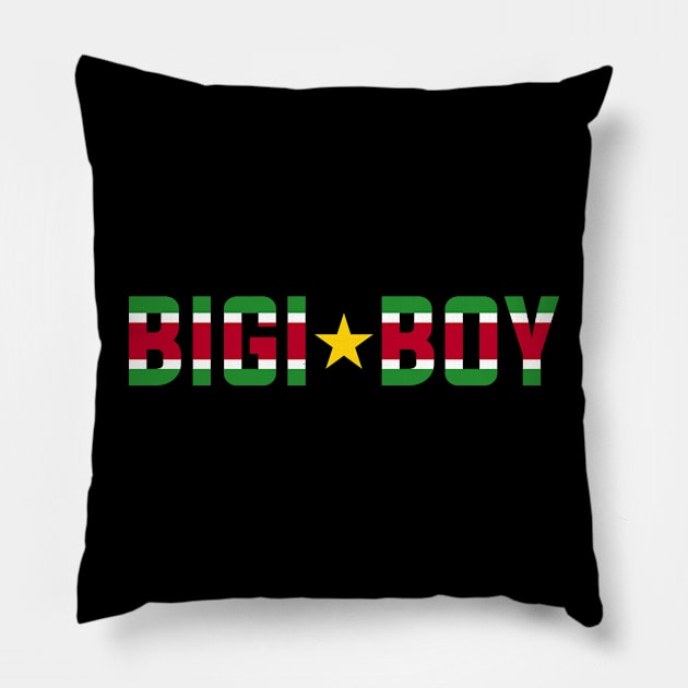 Jairzinho ''Bigi Boy'' Rozenstruik Pillow by MMAMerch